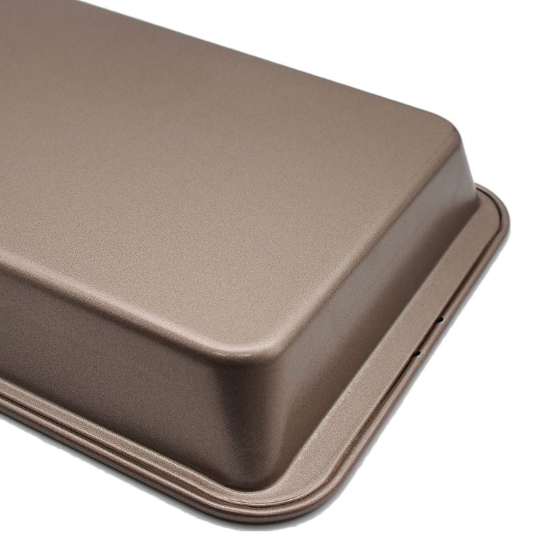 Khuôn Nướng Bánh Brownie 18 Ngăn Chống Dính Bằng Thép Kèm Dao Cắt Dễ Dàng Làm Sạch