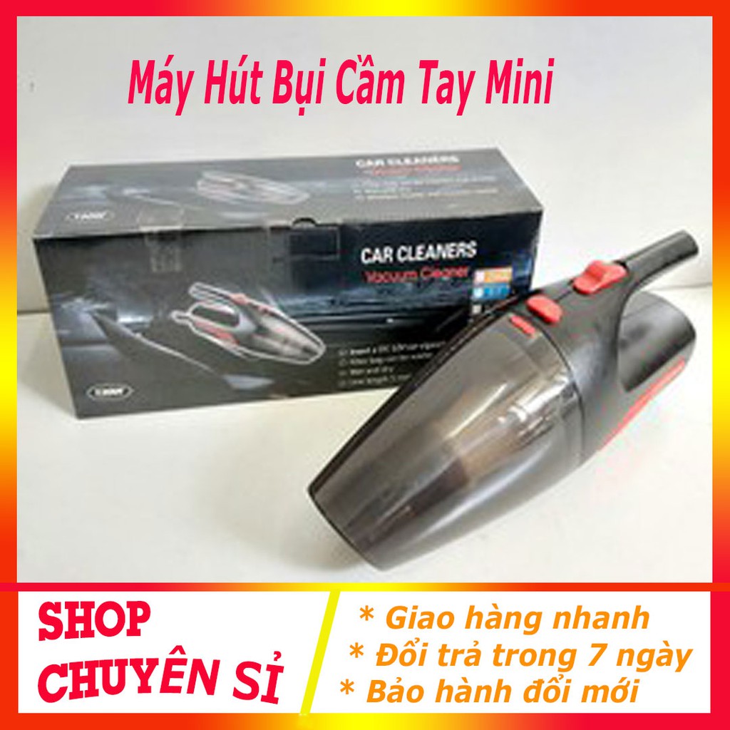 Máy hút bụi Mini cắm sạc ô tô - Máy hút bụi cầm tay siêu khoẻ bảo hành 1 đổi 1