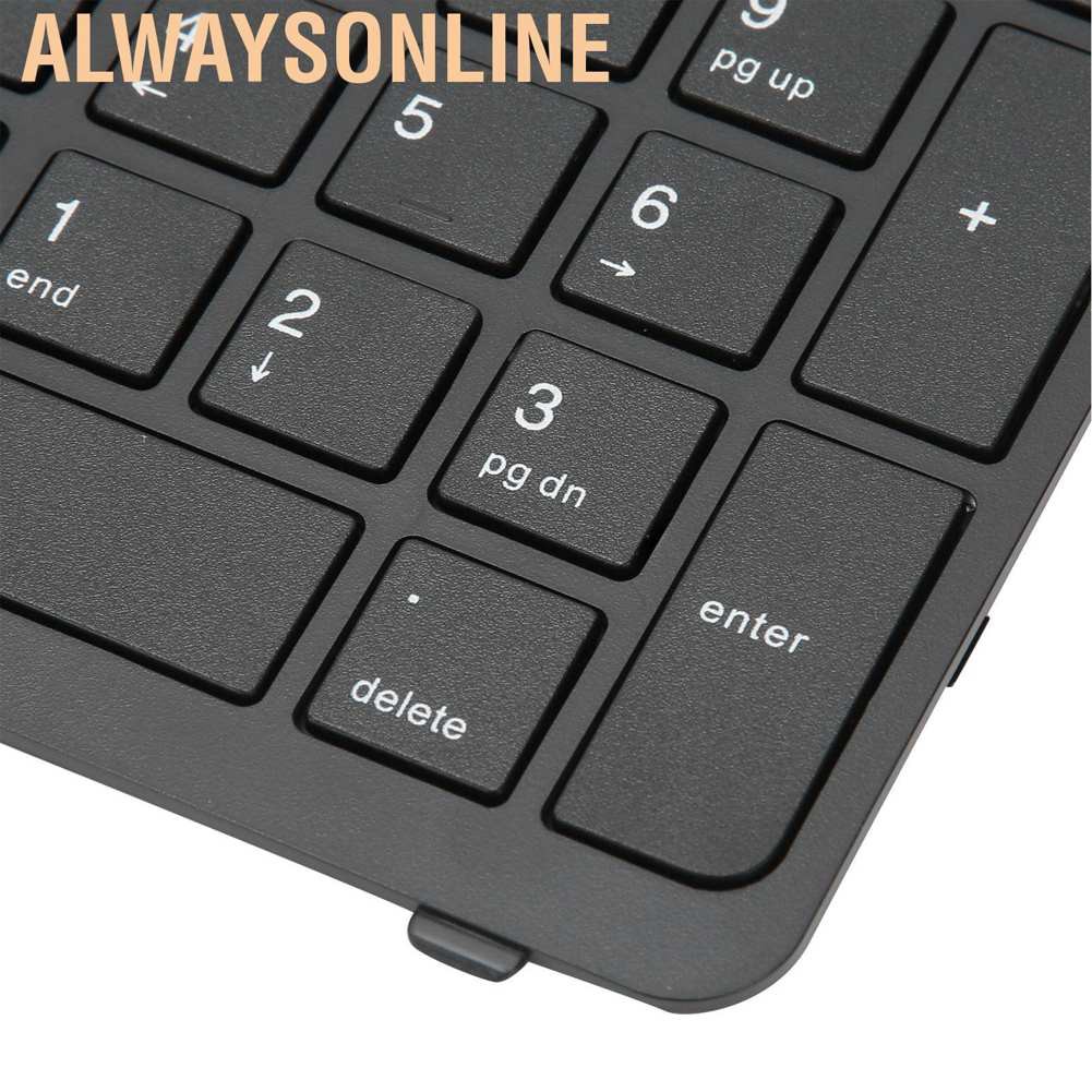 Bàn Phím Alwaysonline Siêu Mỏng Cho Laptop Hp Zbook 15 G1 G2 17 15-p000 15-p008au 15-p030nr Us