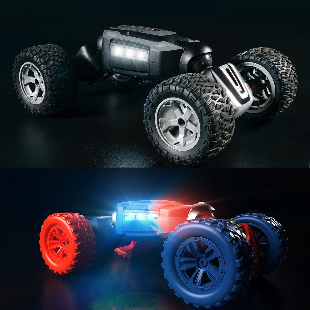 Xe Điều Khiển Từ Xa Stunt Car 9380 Kết Hợp Xe Địa Hình Và Xe Đua Onroad Offroad, Chơi 25 Phút, Đèn Led Siêu Sáng