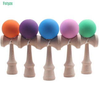 fstyzx 1 Pcs Kendama Japanese Traditional Game Skillful Wooden Toy Rubber Paint Ball