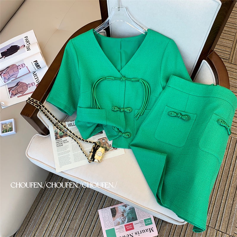 Xiaoxiang Set Áo Thun Và Chân Váy Thời Trang Mùa Hè Cao Cấp Dành Cho Nữ