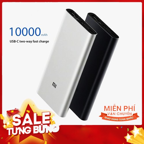 Cục Sạc Dự Phòng Xiaomi Gen 3 Pro 10000mAh/20000mAh - Bảo hành 6 tháng