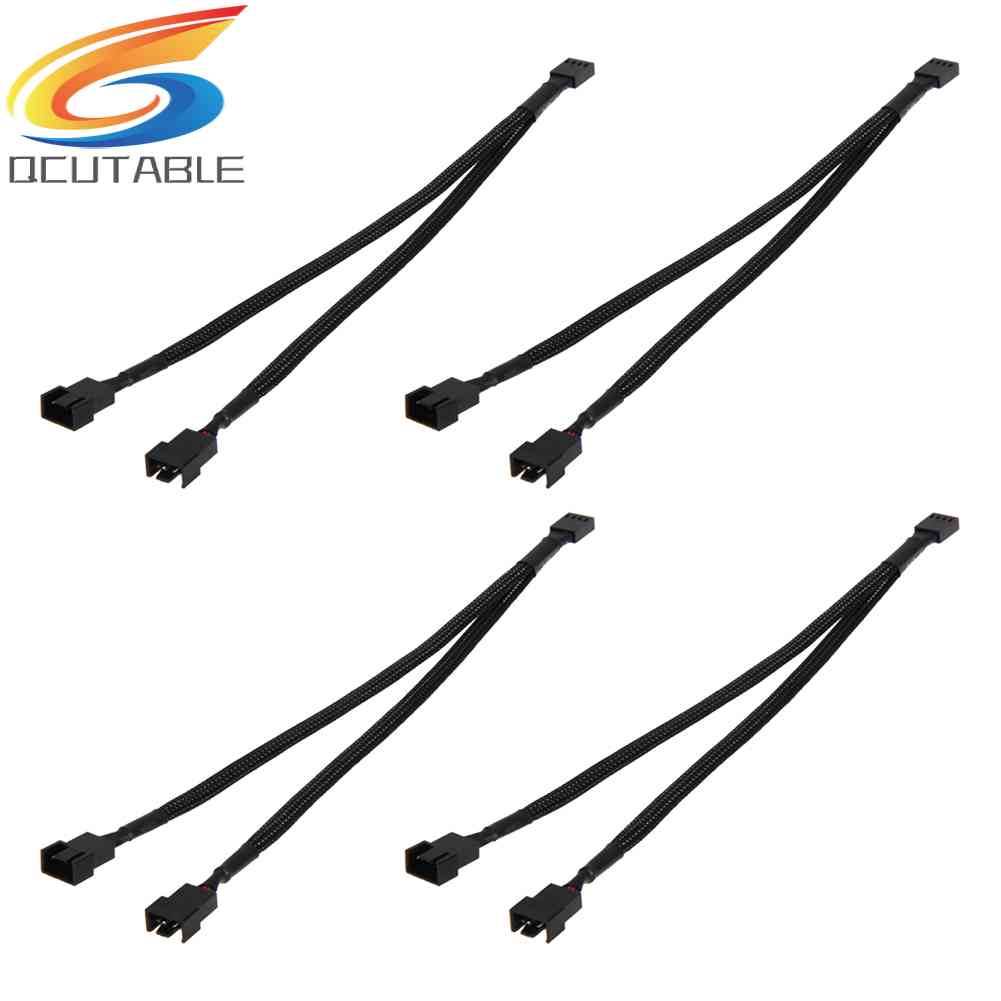 Bộ 4 Dây Cáp Chuyển Đổi 4Pin PWM Sang 3 / 4 Dual PWM Cho Quạt Máy Tính