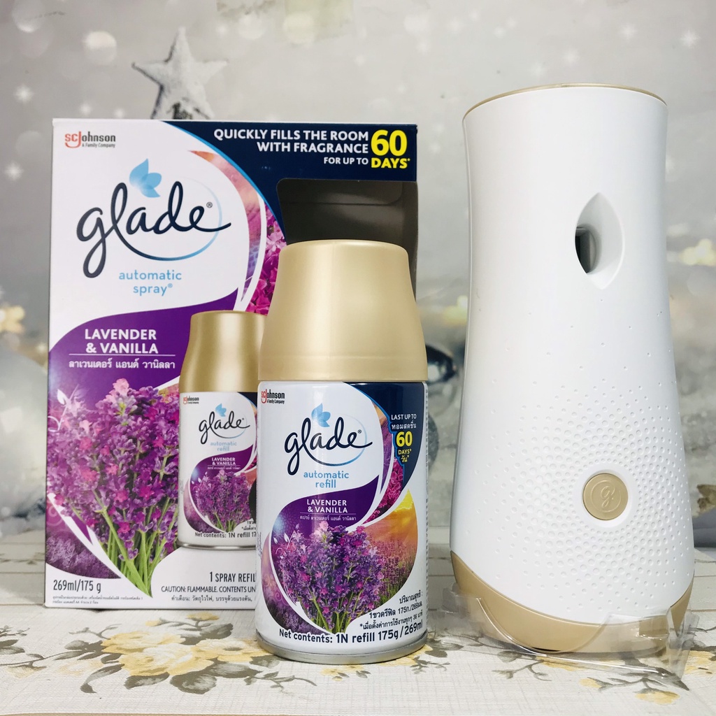 Máy xịt thơm phòng tự động Glade 3in1