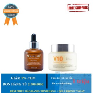 [Hàng Chính Hãng] - Combo Dưỡng Trắng Da Ban Đêm Của Skinaz Hàn Quốc Chính Hãng