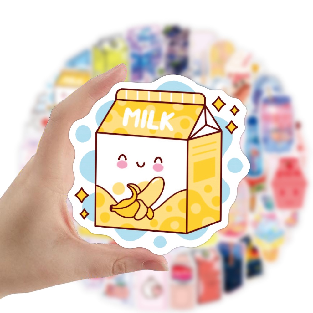 Bộ 50/25/10 Sticker Dán Trang Trí Laptop