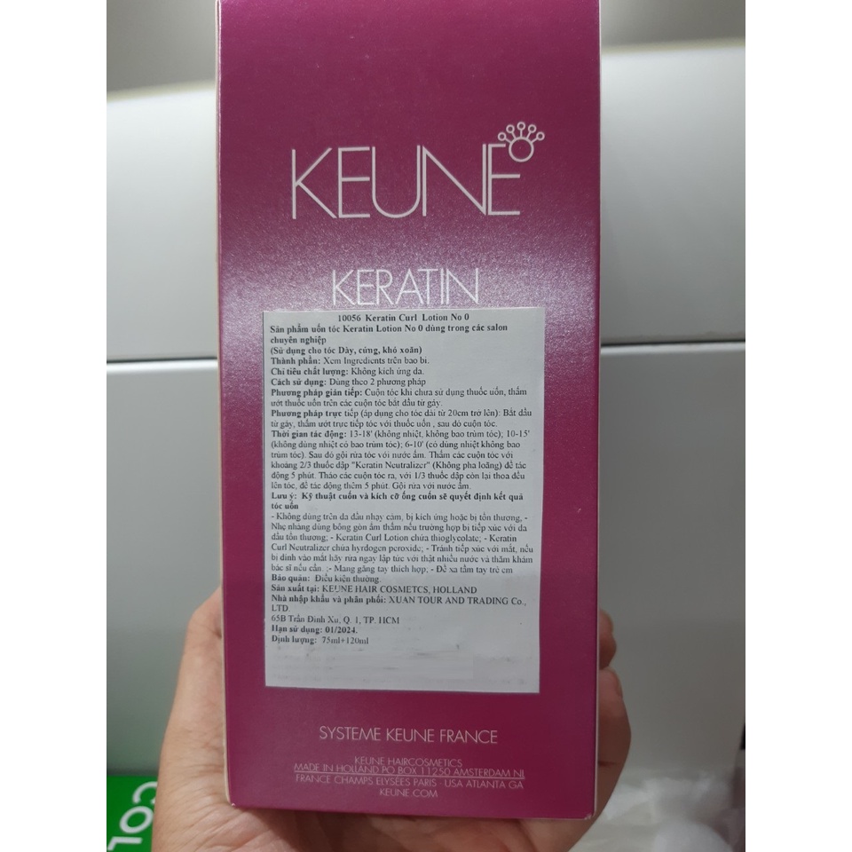 Hộp uốn tóc Keratin (TO1056 TO1057 TO1058)