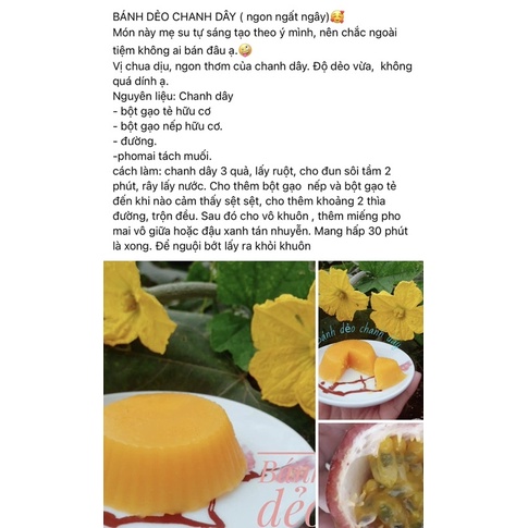 BỘT GẠO NẾP HỮU CƠ THÁI LAN 500g(có gói tách lẻ)