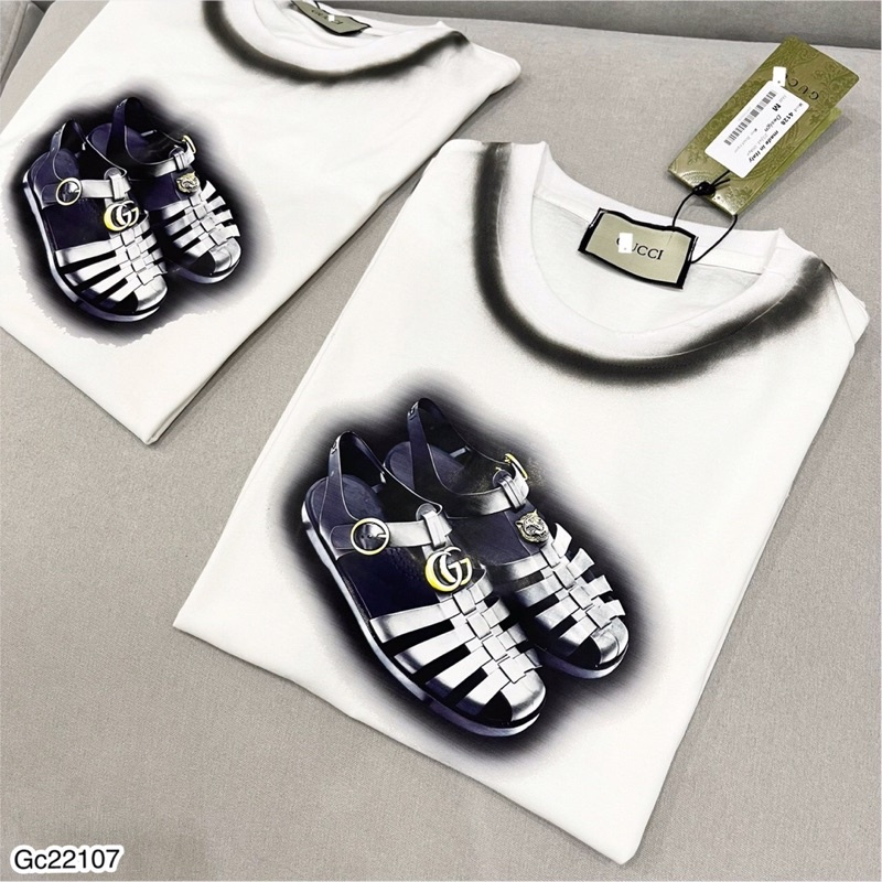 Áo Phông Nam GC Rách Nhẹ Net Căng - Áo Thun Nam GC Viền Đen Siêu Net