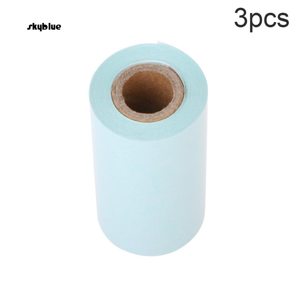 3 cuộn giấy dán nhiệt tự dính 57x30mm cho Paperang P1 | WebRaoVat - webraovat.net.vn