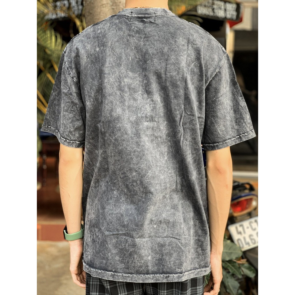 Áo thun loang Wash Cao Cấp Freesize Vải Cotton 100% Dày Dặn, Thấm Hút Mồ Hôi, Thoáng Mát Mềm Mại | BigBuy360 - bigbuy360.vn