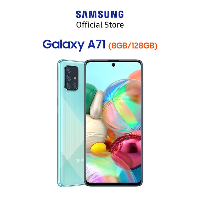 [Mã ELSAMHOT giảm 5% đơn 3TR] Điện Thoại Samsung Galaxy A71 8GB/128GB - Hàng Chính Hãng