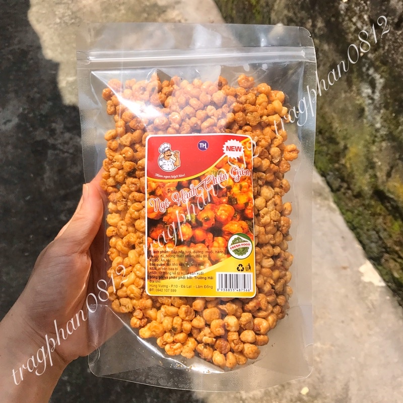 Ngô giòn xóc mắm hành/ngô nếp sấy hành (500g)