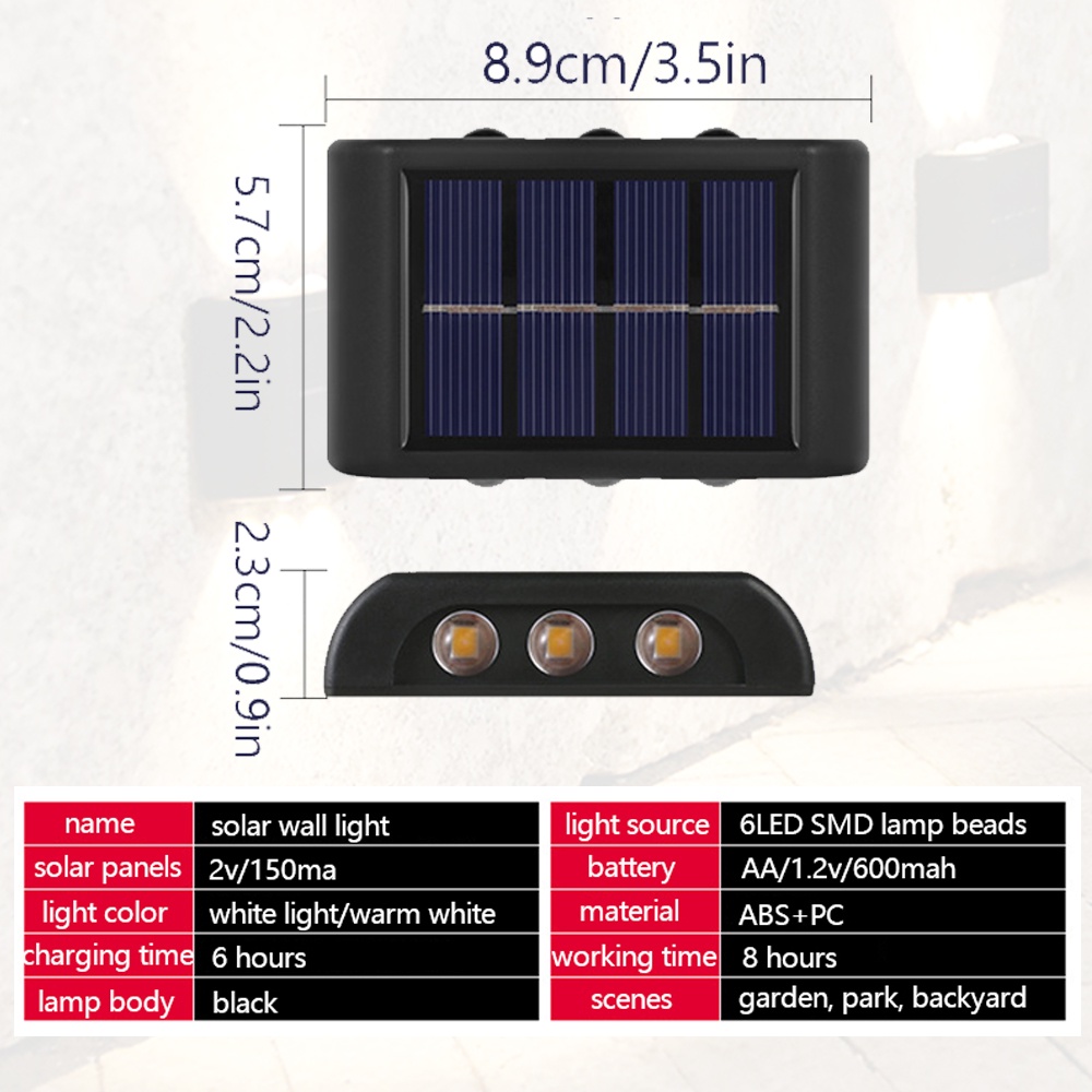 Đèn Led Ngoài Trời 8 Bóng 10 Bóng Sử Dụng Năng Lượng Mặt Trời