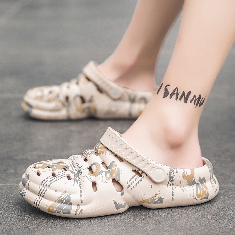 Giày Sandal Đế Mềm Siêu Nhẹ Chống Trượt Thời Trang Đi Biển Mùa Hè Cho Nam Mã 2212-6