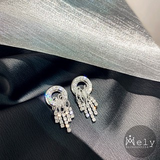 Bông tai đính đá cao cấp - mely 1236