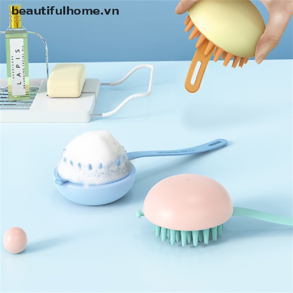Lược Silicone Mát Xa Da Đầu Tiện Dụng