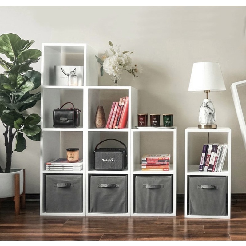 Kệ gỗ tổ ong đa năng, kệ sách nhiều tầng trang trí giá rẻ, lắp ghép tiện dụng cho học sinh, sinh viên