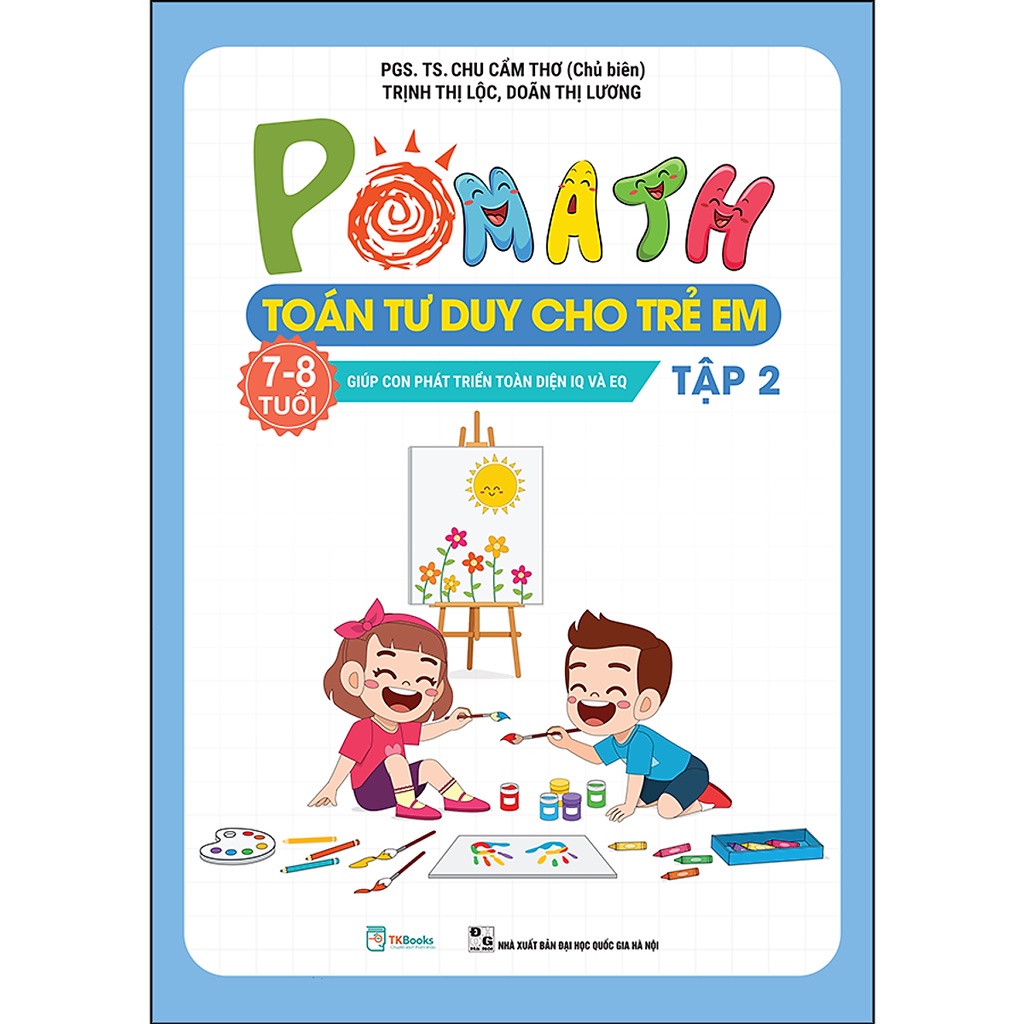 Sách -  POMath - Toán tư duy cho trẻ em 7-8 tuổi tập 2