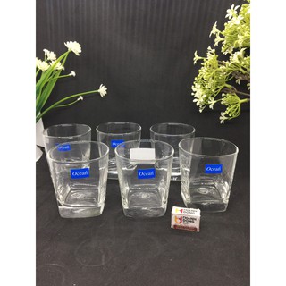 Siêu rẻ Bộ 6 cốc thủy tinh Ocean vuông 195ML