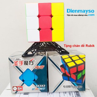 Robik 3x3 Rubik 3x3x3 không viền đồ chơi rubic 3 tầng xoay mợt chất lượng bền đẹp