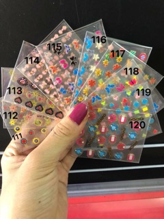 Sticker dán móng nhỏ mẫu từ 91-144