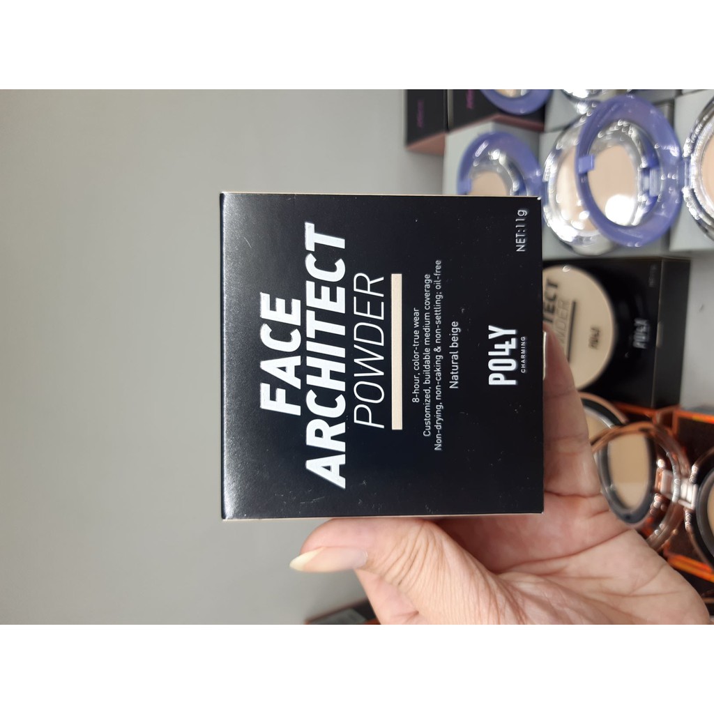 Phấn phủ kiềm dầu (dạng nén) POLY FACE ARCHITECT POWDER