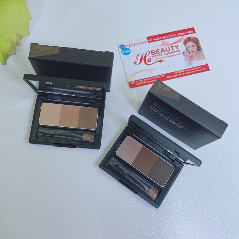 (THE FACE SHOP_Auth)Bột kẻ mày 3 Màu BROW MASTER Powder Palette TFSN20 | BigBuy360 - bigbuy360.vn