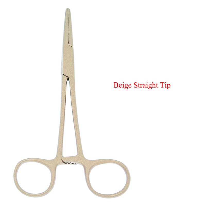 Kẹp cầm máu Meisha 12.5cm dáng thẳng làm thủ công đa dụng