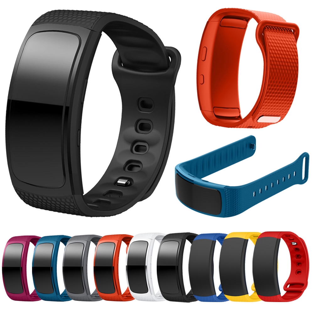 Dây Đeo Silicon Thay Thế Cho Đồng Hồ Thông Minh Samsung Gear Fit 2 Pro