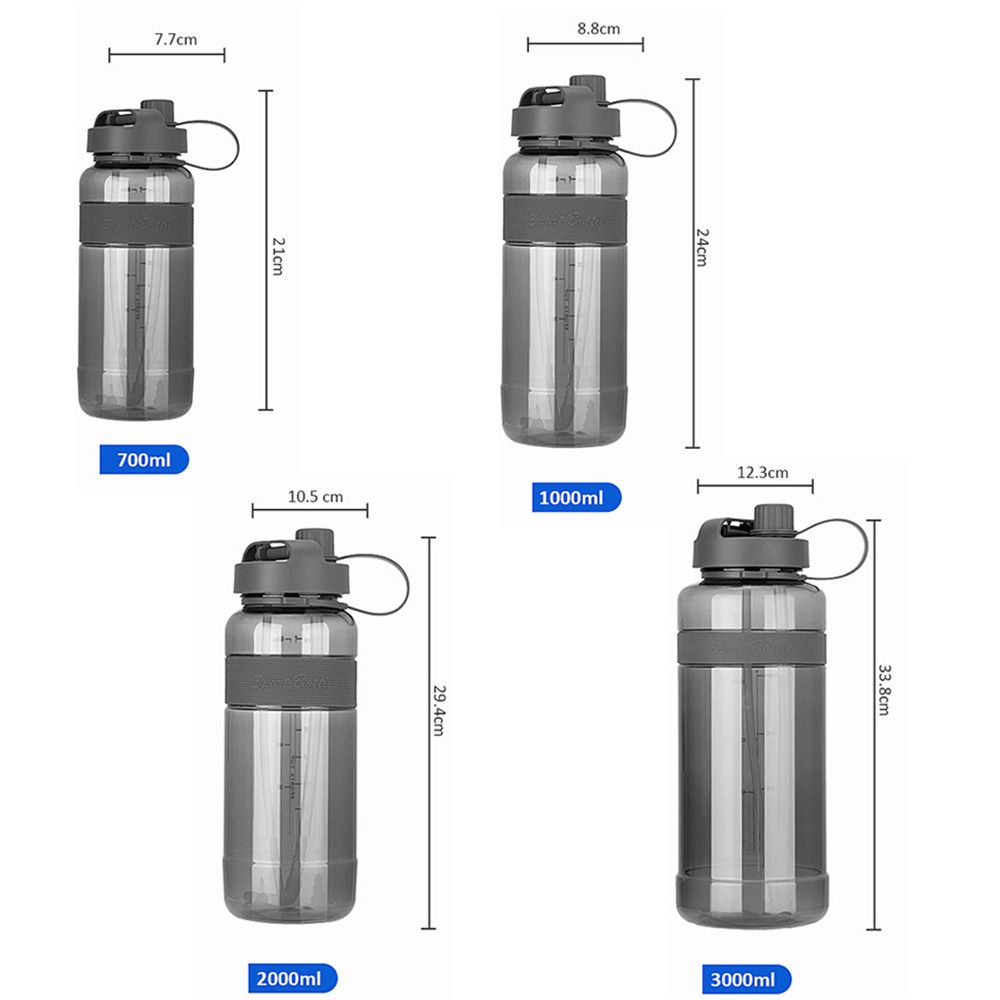 Bình Nước Thể Thao Bằng Nhựa Không Chứa Bpa Dung Tích Lớn 700-3000ml