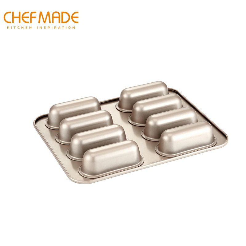 Khuôn thép carbon làm bánh 8 ngăn CHEFMADE