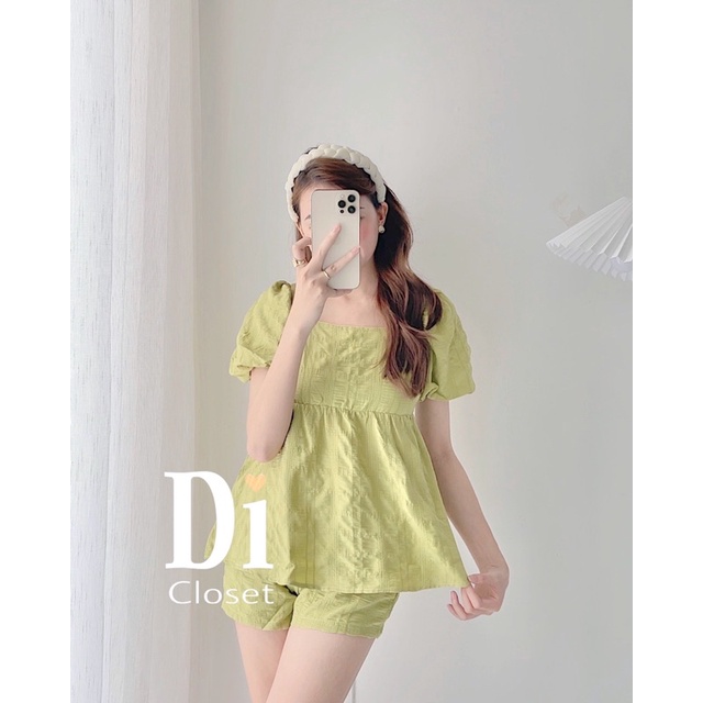 SET ÁO TAY PHỒNG &amp; QUẦN SHORT - HÌNH THẬT SHOP CHỤP
