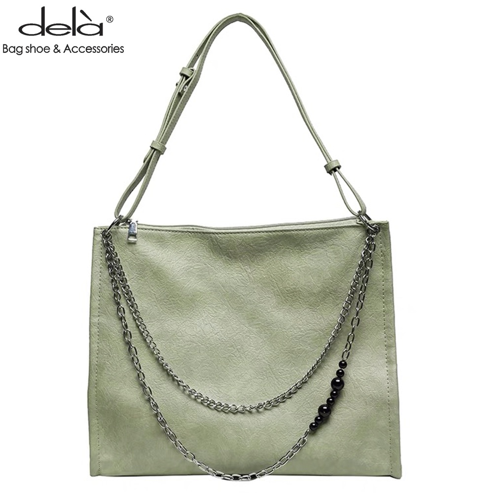 Dela Túi Xách tote Màu Xanh Bơ Xanh Quả Bơ Sức Chứa Lớn Phong Cách Hàn Quốc Thời Trang Mùa Hè Hàng Mới Dành Cho Bạn Nữ