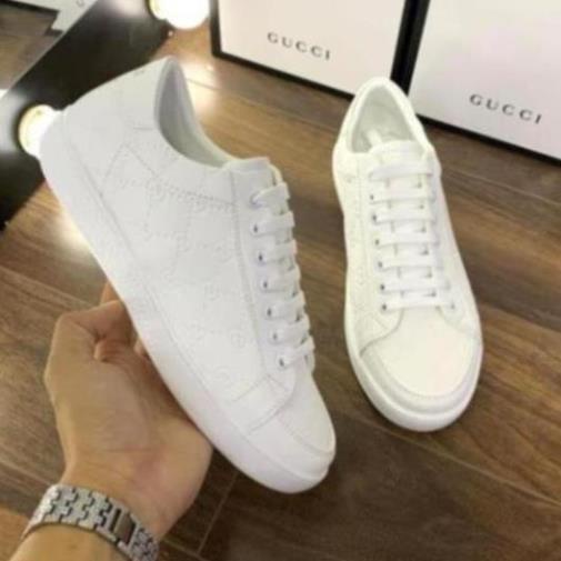 🇸🇻 | Bán Chạy | Giày gucci vân chìm màu trắng SẴN Xịn Nhẩt NEW ✔️ . ^ ' ^ ` ! ˇ . # 0 $ ! {