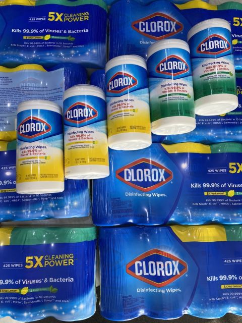 Khăn giấy ướt khử trùng đa năng Clorox 581g - Mỹ