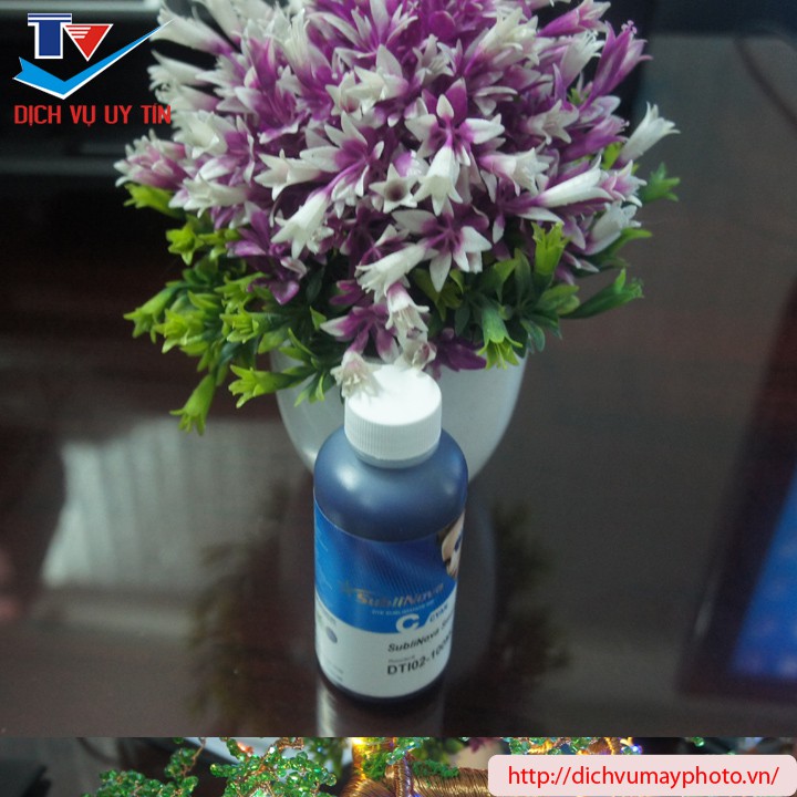 Mực in chuyển nhiệt inktec 100ml cho máy in phun màu Epson L805 L800 L1800 T60 1390 1430