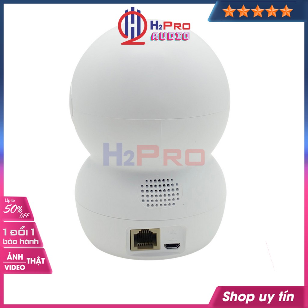 Camera wifi Ezviz, Camera Ezviz TY2 2022 1080p(2M) siêu nét góc rộng xoay 360 - Hàng chính hãng - Shop H2pro