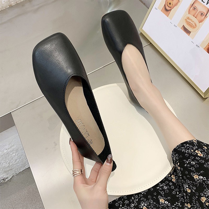 Giày Búp Bê Mũi Vuông Thời Trang Hàn Cho Nữ 2020 | BigBuy360 - bigbuy360.vn