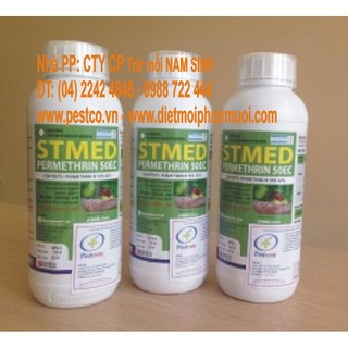 Thuốc diệt muỗi STMED Permethrin 50EC 1lít (nhập khẩu)