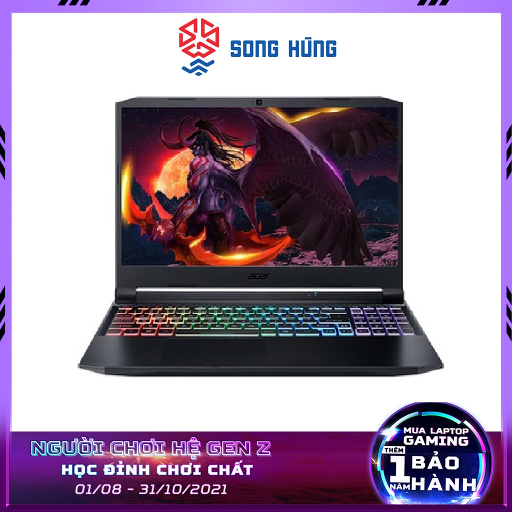 Laptop Acer Gaming Nitro 5 Eagle AN515-57-51G6 (i5 11400H/8GB Ram/512GB SSD/RTX3050 4G/15.6 inch FHD 144Hz/Win 10/Đen)