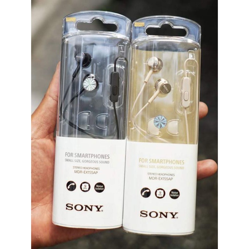 Tai nghe Sony MDR-EX155AP, NEW NGUYÊN SEAL, CHÍNH HÃNG CTY SONY VIỆT NAM