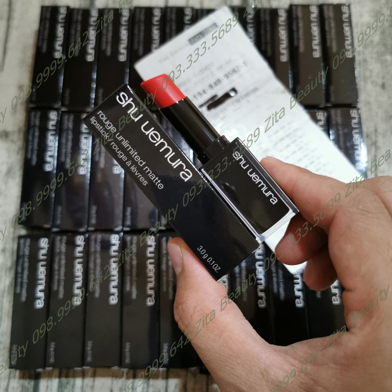 [Duty Free] Son lì Shu đen mới 2019 Shu Uemura Rouge Unlimited Matte | BigBuy360 - bigbuy360.vn