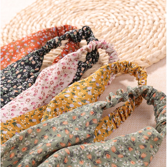 Khăn Quàng Cổ Họa Tiết Hoa Xinh Xắn Dành Cho Nữ