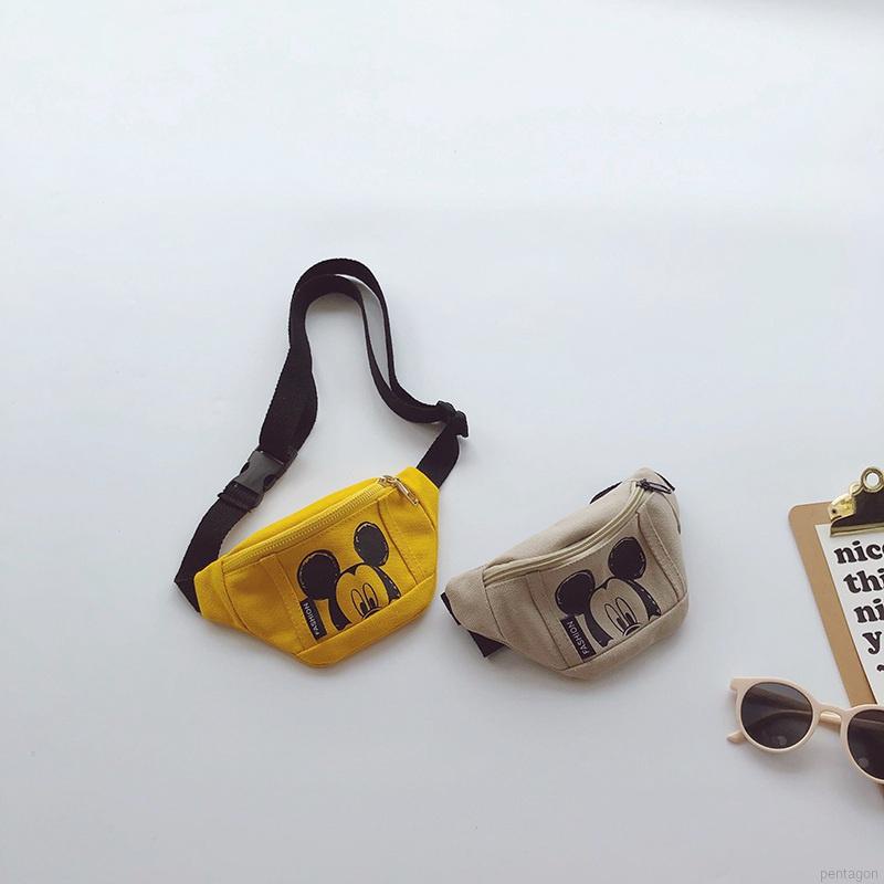 Túi đeo chéo họa tiết chuột Mickey dễ thương cho các bé