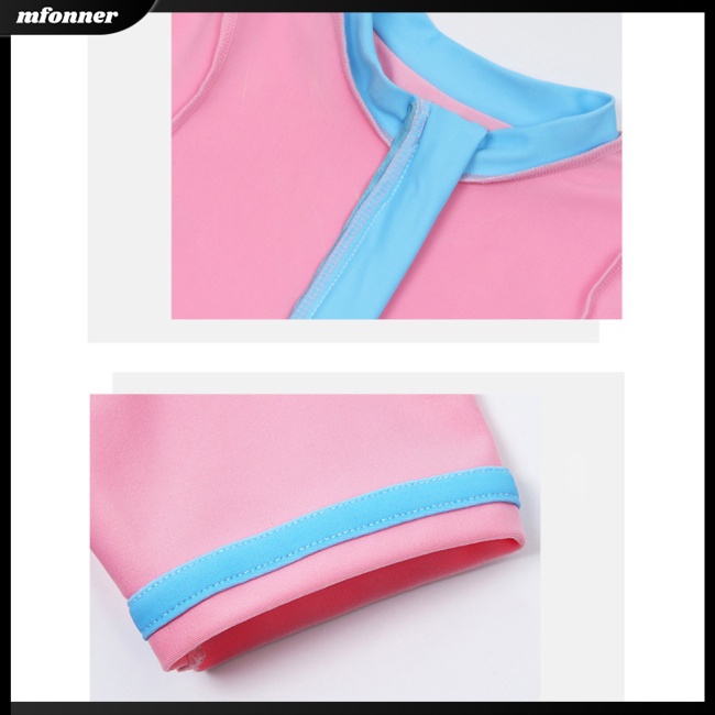 Bộ Đồ Bơi 2 Mảnh Gồm Đầm/Quần Short/Quần Short Có Khóa Kéo Mau Khô In Hoạt Hình Dễ Thương Cho Bé Gái