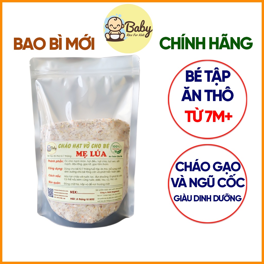 Cháo Hạt Vỡ Gạo Vỡ Cho Bé Ăn Thô Nguyên Chất Thơm Ngon Bổ Dưỡng Cháo Hạt Vỡ Mẹ Lúa Chất Lượng Cao