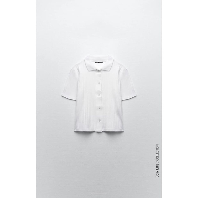 Áo polo nữ croptop form rộng tay ngắn hàn quốc giá rẻ PL01