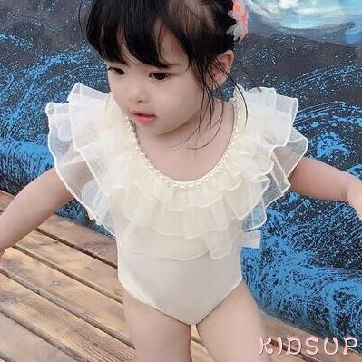 Đồ Bơi Một Mảnh Phối Bèo Cho Bé Gái